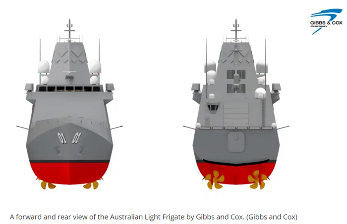 Gibbs and Cox公開澳洲輕型巡防艦的設計與台灣有關