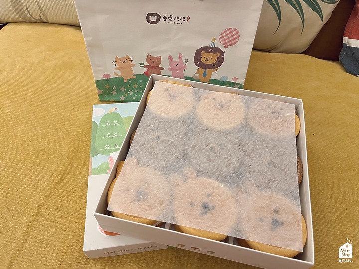 彌月蛋糕試吃｜卷卷烘焙－生乳銅鑼燒禮盒＿超可愛小熊銅鑼燒