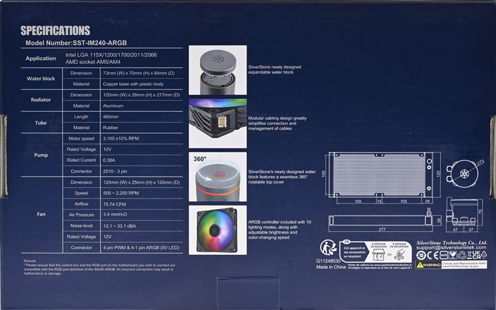 SilverStone ICEMYST 240 一體式水冷散熱器簡介及測試