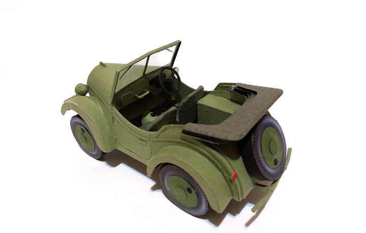 〔手作車典藏〕四國5軍車半部二戰史精益手作