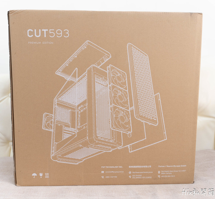 [開箱] 天生的整線高手 全漢FSP CUT593P 白色開箱