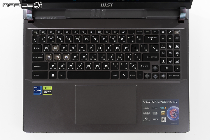 MSI Vector GP68 HX 13V 電競筆電|隨心所欲掌控準旗艦效能