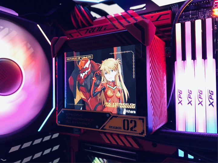 「明日香－限定聯名版 創世神機殼」ROG Hyperion EVA-02 Edition