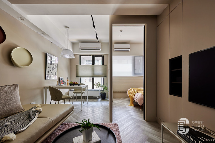 點我看大圖 【開箱】台北 11坪 極簡小豪宅|自由的靜謐棲所