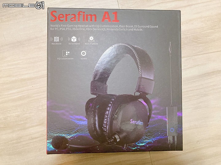 電競耳機 Serafim A1 | 3D環繞+自訂EQ | 體驗自宅警衛隊的白日夢人生