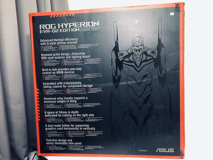 「明日香－限定聯名版 創世神機殼」ROG Hyperion EVA-02 Edition