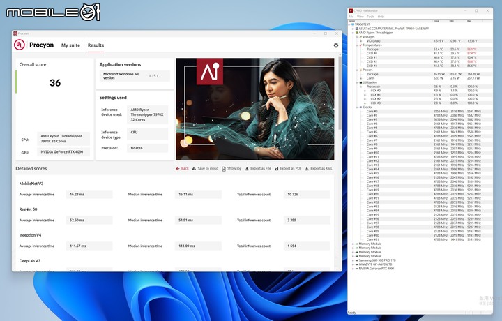 點我看大圖 AMD Ryzen Threadripper 7970X 處理器實測 在使用成本與效能表現中求取平衡