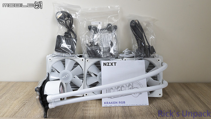 【開箱】潔白無瑕高效能 | NZXT KRAKEN 360 RGB WHITE