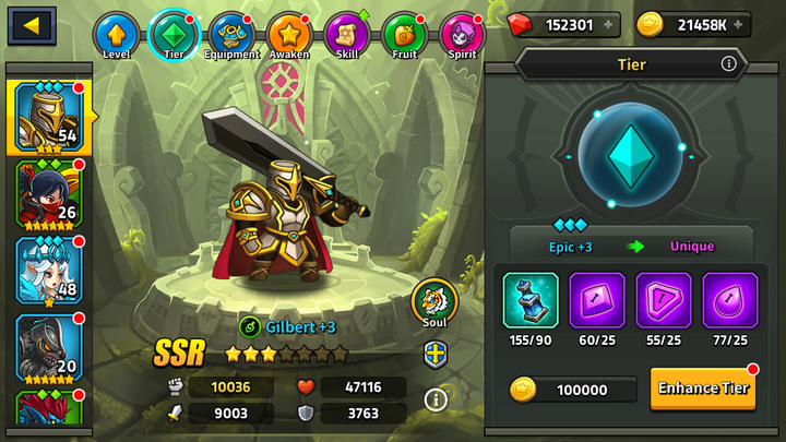 《Kingdom Quest - 空閒遊戲》Q版西方奇幻 RPG 經典九宮格戰前布陣 屬性克制 隊長設定 開局直接放技能 | 超過 90+ 獨特英雄 收集養成 通過進化、覺醒、增強技能 強大我們的英雄