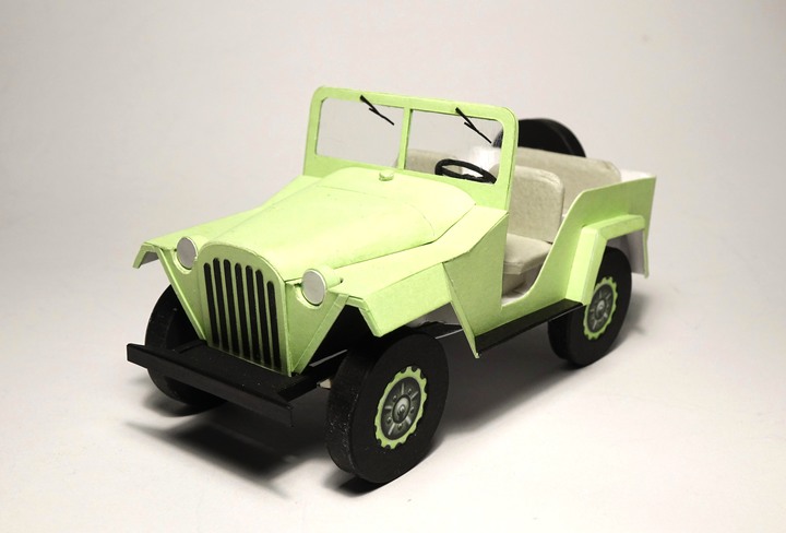 〔手作車典藏〕四國5軍車半部二戰史精益手作