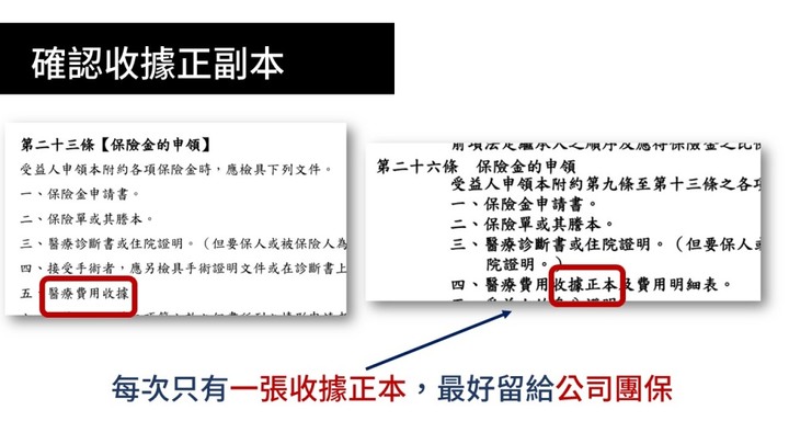 ▍「實支實付醫療險」一定要確認的三件事