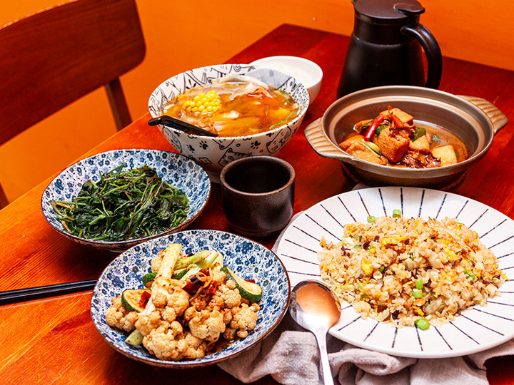高雄蔬食餐廳|「綠色天食」創蔬食魔法 無肉也能樂享美味!