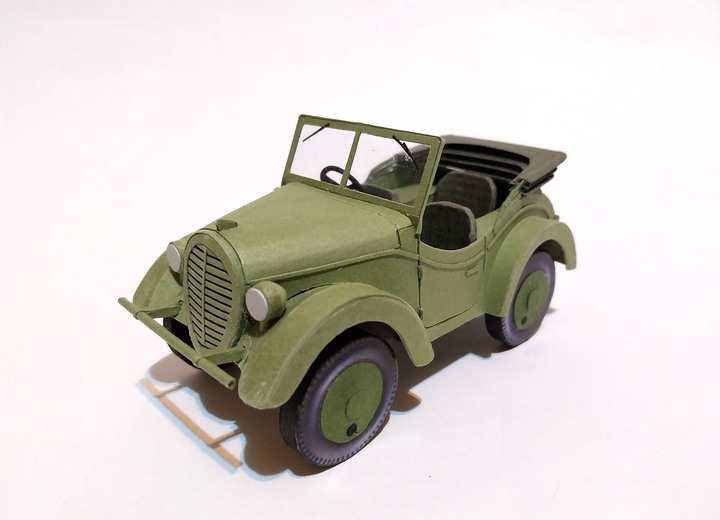 〔手作車典藏〕四國5軍車半部二戰史精益手作