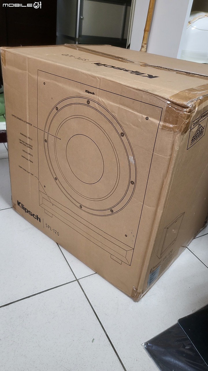 點我看大圖 Klipsch The Nines McLaren Edition開箱 加SPL-120重低音音箱