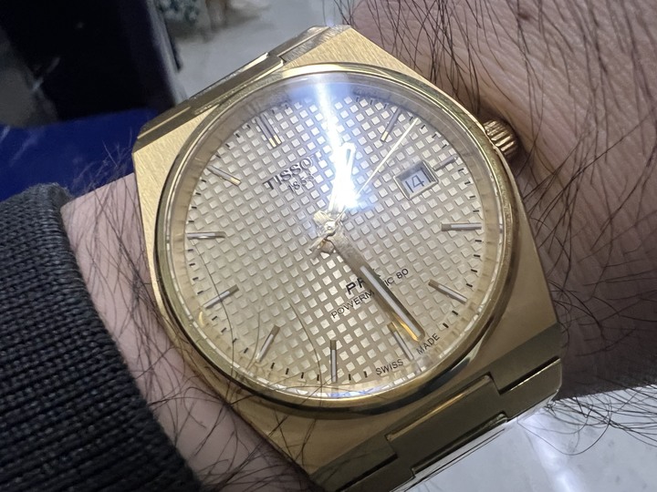 Tissot PRX powermatic 80 Gold