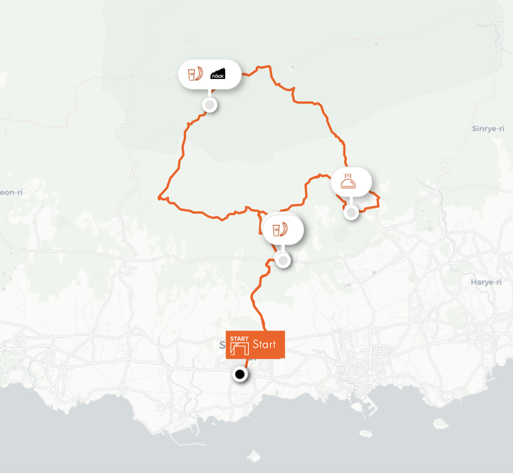 點我看大圖 【心得】一個衝動去濟州島直上 UTMB 50km 人生初越野賽。