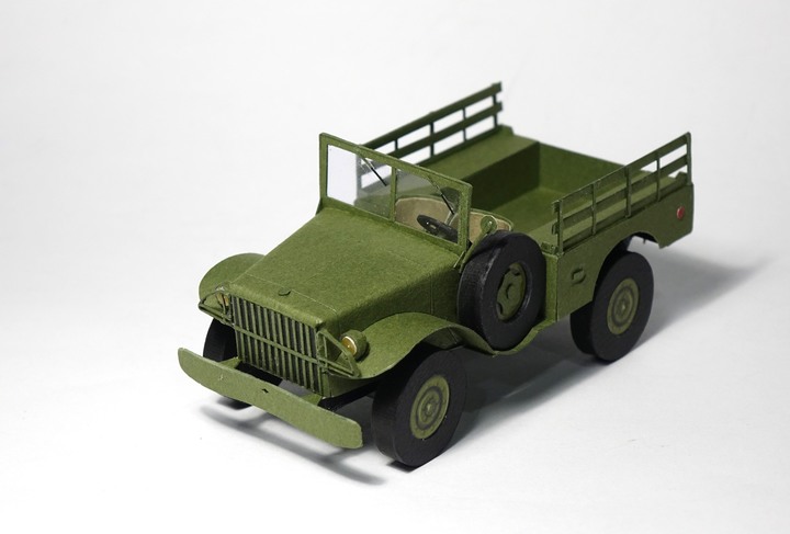 〔手作車典藏〕四國5軍車半部二戰史精益手作