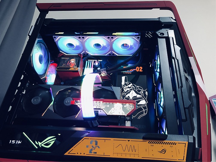 「明日香－限定聯名版 創世神機殼」ROG Hyperion EVA-02 Edition