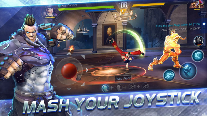 《Final Fighter: Fighting Game》經典橫版街機 ARPG + 正統格鬥遊戲玩法 | 方向鍵+技能 簡單使出必殺技、超級連擊、完美閃避、飛踢 | 最大缺點有 5 秒強制廣告