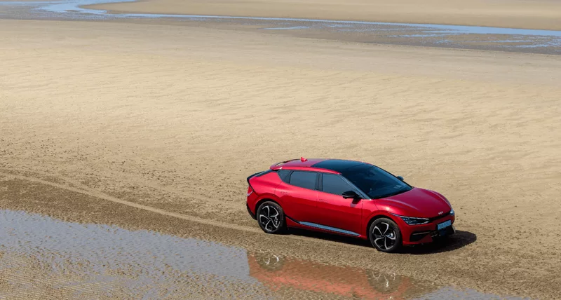 小改款Kia EV6預計明年登場將以更鋒利造型出現！