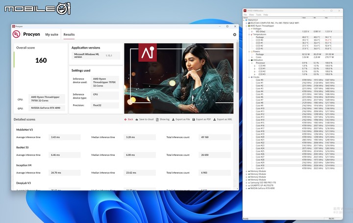點我看大圖 AMD Ryzen Threadripper 7970X 處理器實測 在使用成本與效能表現中求取平衡