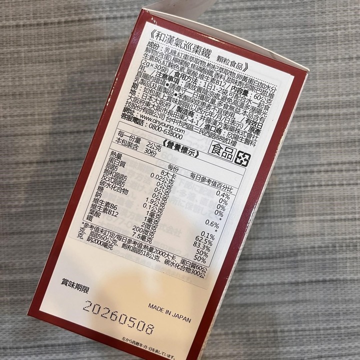 氣巡棗鐵服用三個月心得
