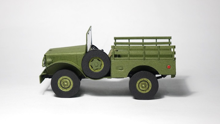 〔手作車典藏〕四國5軍車半部二戰史精益手作