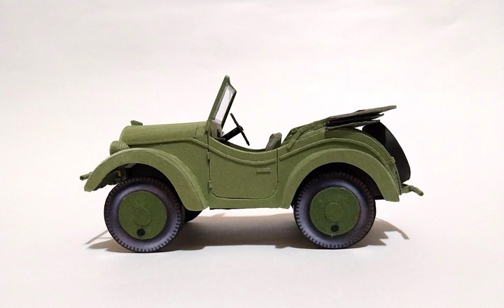 〔手作車典藏〕四國5軍車半部二戰史精益手作