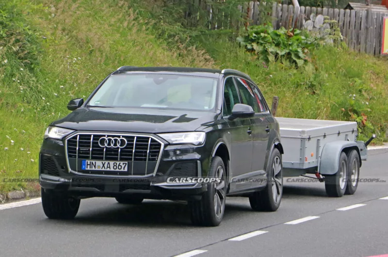 大改款Audi Q7首次現蹤似乎又變大台了!