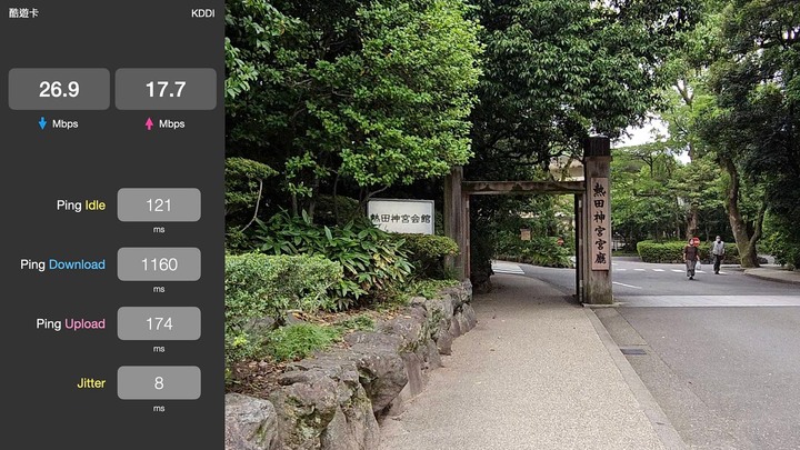 點我看大圖 2023 年夏,日本 eSIM 酷遊卡吃到飽速度實測