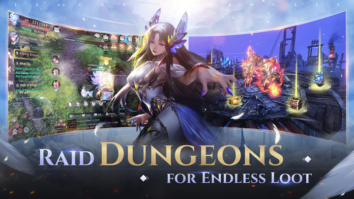 《女神聯盟：混沌》設定有中文 League of Angels: Chaos 全新魔幻 MMORPG 大作 諸神黃昏 開啟創世時代 | 三大職業 龍騎士、魔導師、聖射手 打造傳奇裝備 炫酷流光