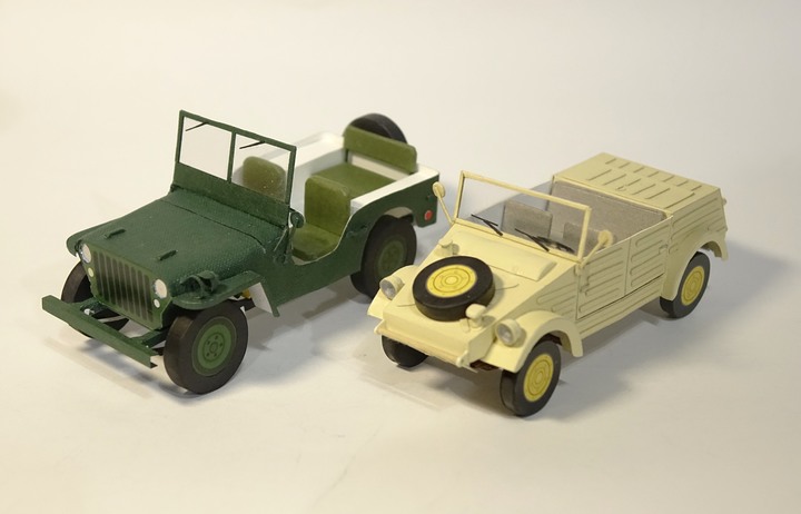 〔手作車典藏〕四國5軍車半部二戰史精益手作