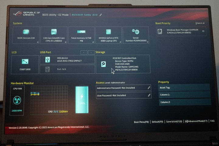 高效能大視界，ROG STRIX SCAR 18 G834JW 電競筆電開箱測試