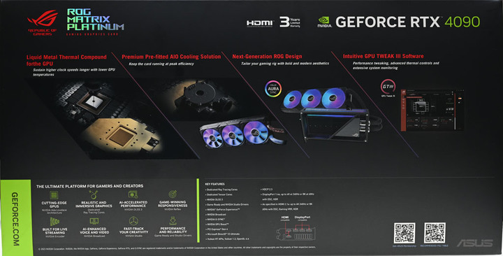 動爪玩ROG Matrix Platinum GeForce RTX 4090