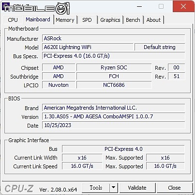 點我看大圖 預算型AM5 ITX 華擎 A620I Lightning WiFi 開箱
