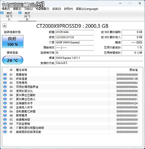 點我看大圖 IP55 防水 Crucial X9 PRO 袖珍小巧便攜行動 SSD