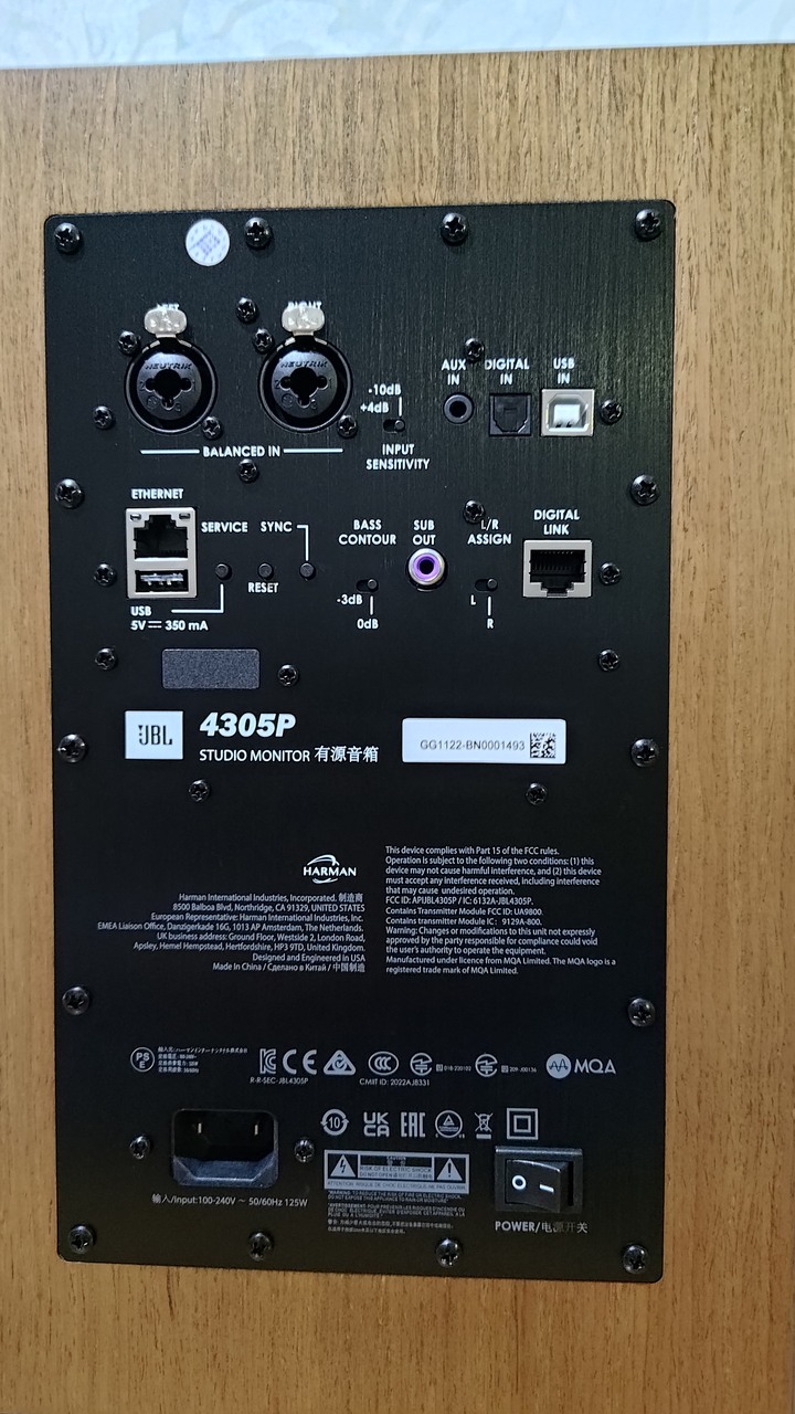JBL4305P主動式無線喇叭小開箱