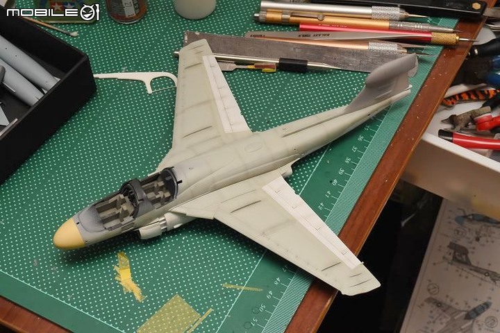 [模型製作記] EA-6B徘徊者(Prowler)電戰機 1/72