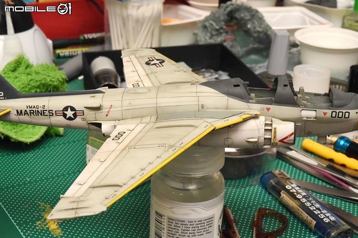 [模型製作記] EA-6B徘徊者(Prowler)電戰機 1/72