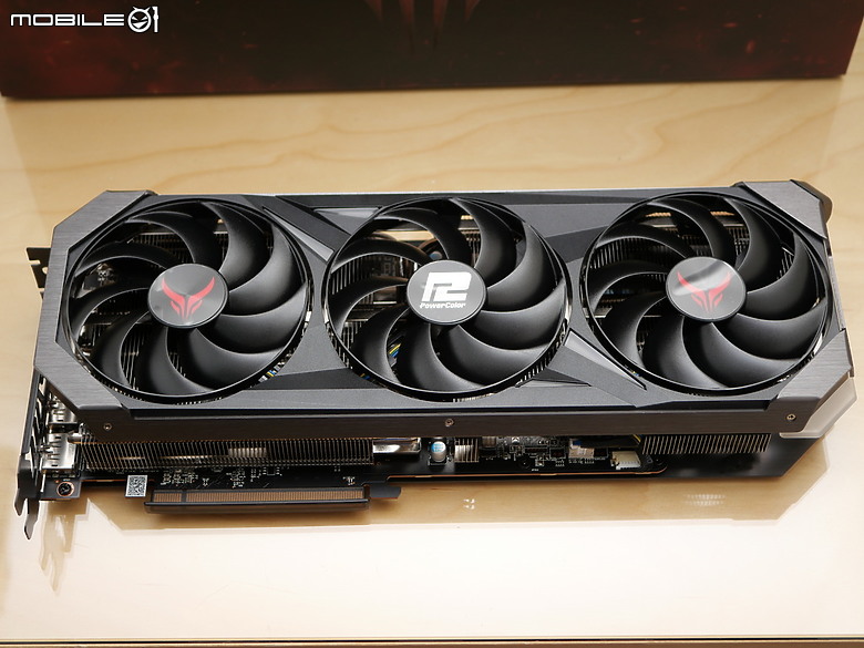 點我看大圖 帥氣外型 PowerColor 7800XT 16G-E/OC/LIMITED 紅魔限量精裝版