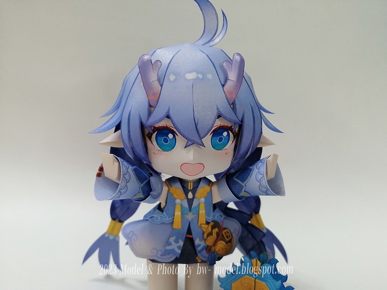點我看大圖 崩壞:星穹鐵道 白露 紙模型 製作 Paper Craft ペーパークラフト