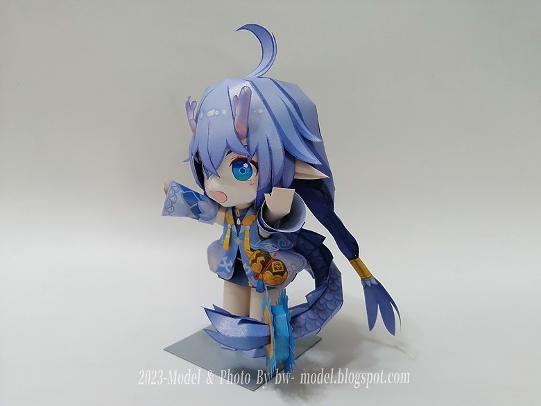 崩壞:星穹鐵道 白露 紙模型 製作 Paper Craft ペーパークラフト