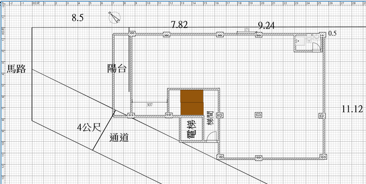 自地自建電梯位置選擇，是否有電梯中宮問題