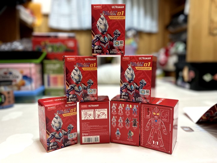 【回追開箱】Ultraman超人力霸王可動積木公仔群星版第一彈！