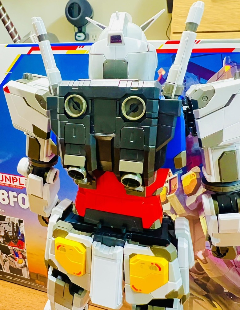 橫濱鋼彈展覽謝幕前的留念｜ 萬代 1/48 RX-78F00 鋼彈模型