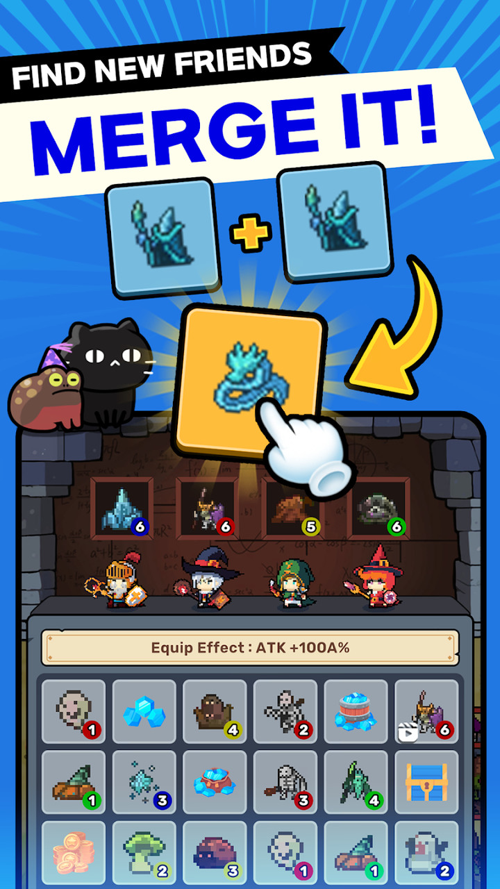 《小任務 : 放置角色扮演遊戲》 SUPERBOX Tiny Quest 組隊類型 Q版可愛風 像素放置 RPG | 台服預先註冊中 | 無限培養 收集各種英雄並結合獨特技能 組建專屬小隊
