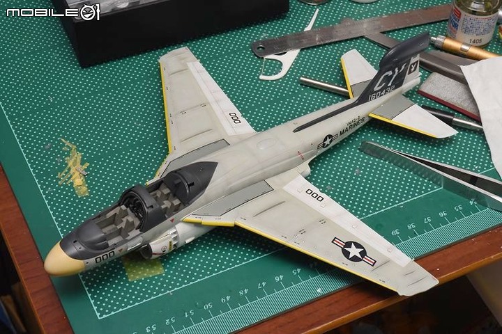 [模型製作記] EA-6B徘徊者(Prowler)電戰機 1/72
