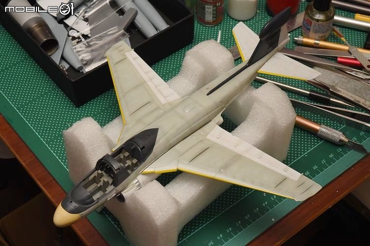 [模型製作記] EA-6B徘徊者(Prowler)電戰機 1/72