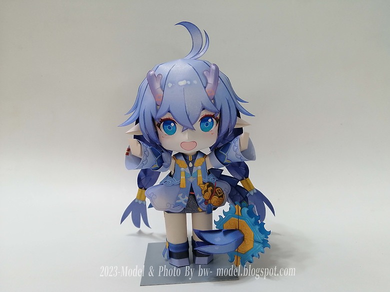 崩壞:星穹鐵道 白露 紙模型 製作 Paper Craft ペーパークラフト