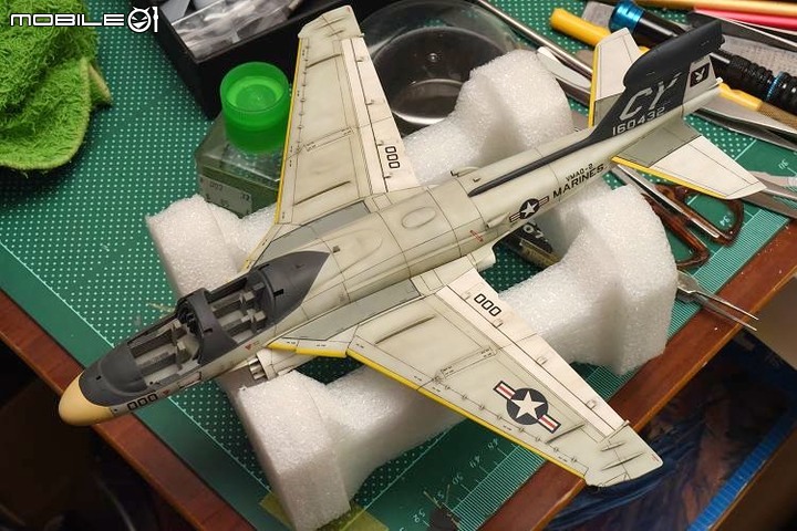 [模型製作記] EA-6B徘徊者(Prowler)電戰機 1/72